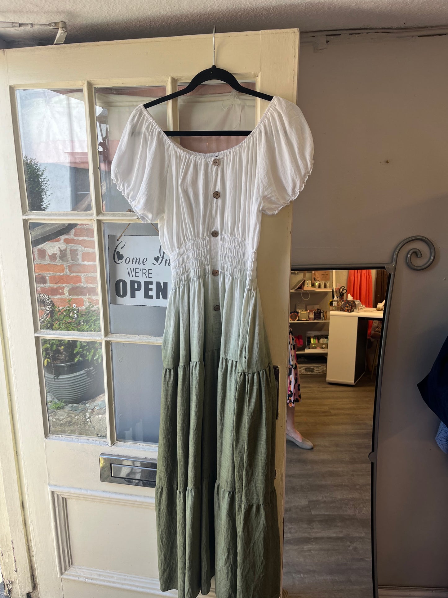 Gypsy Style Two Tone Dress