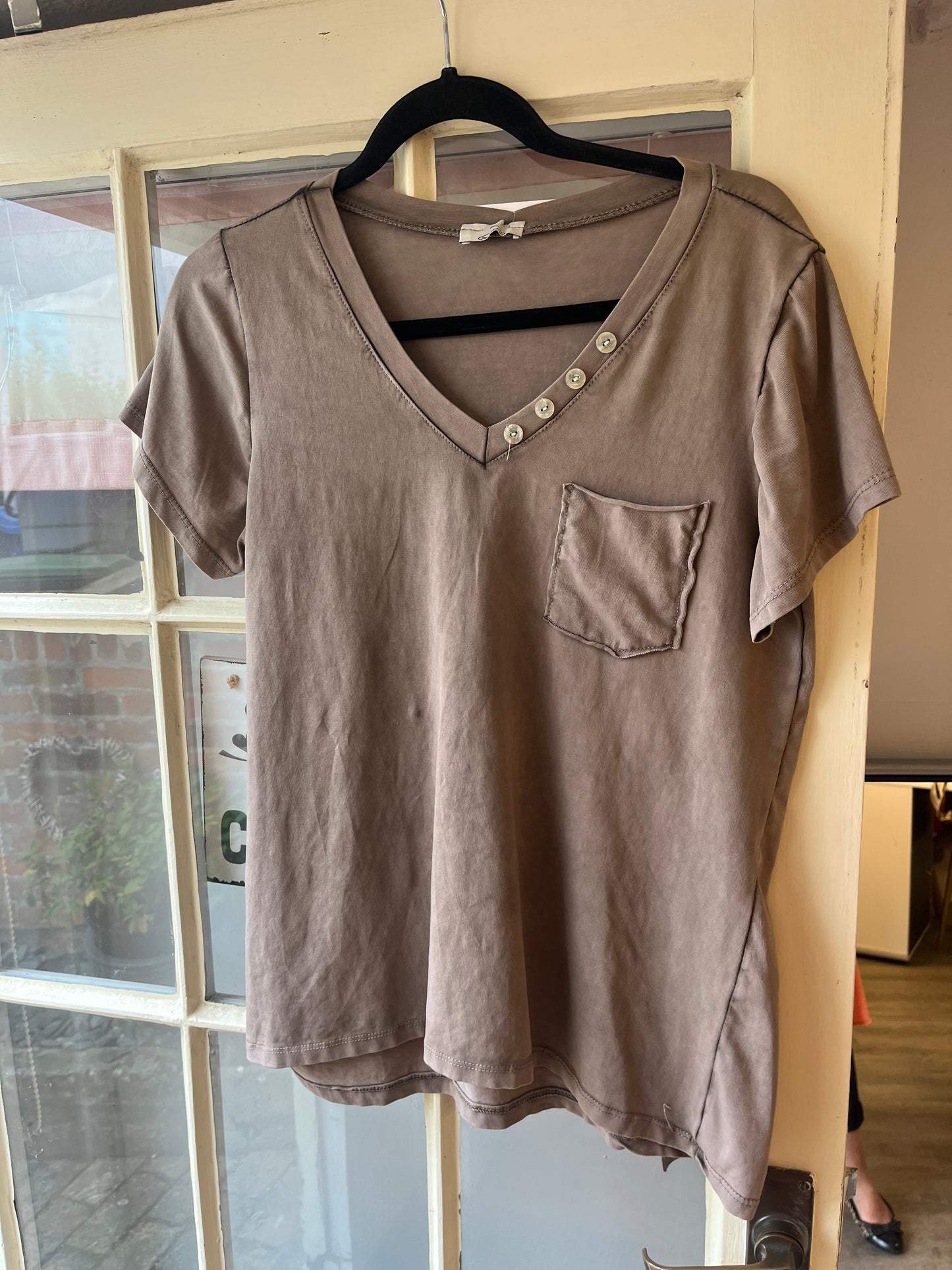 4 Button Tee