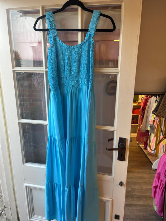 Strap Shirred 3 Tiered dress