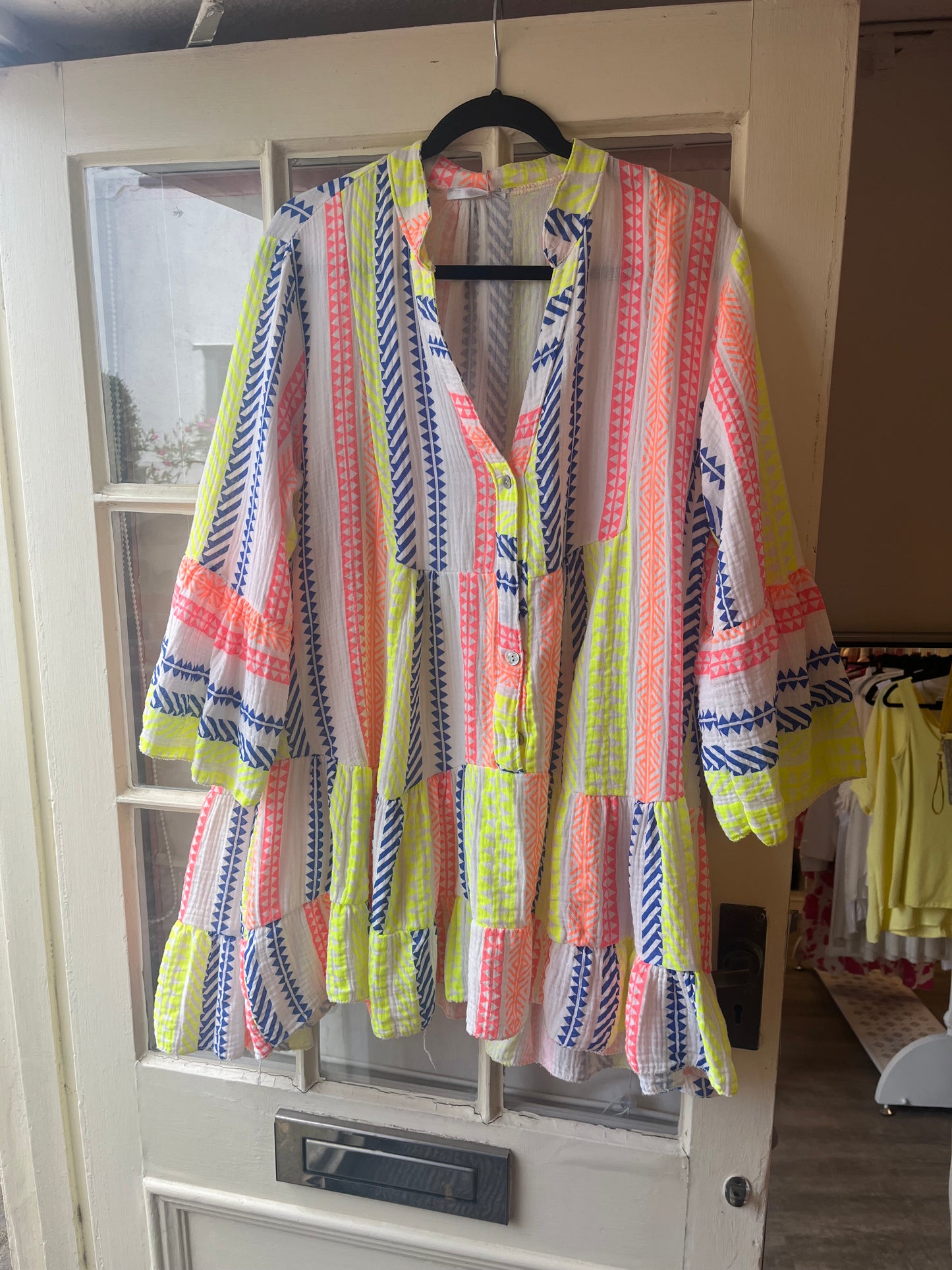 Cheesecloth Smock Dress