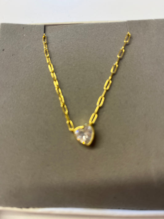 Gold Heart Necklace