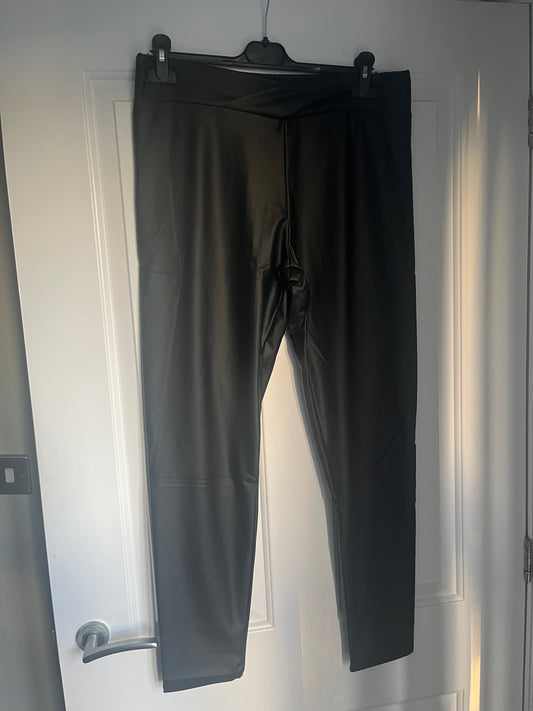 Leather look Leggings
