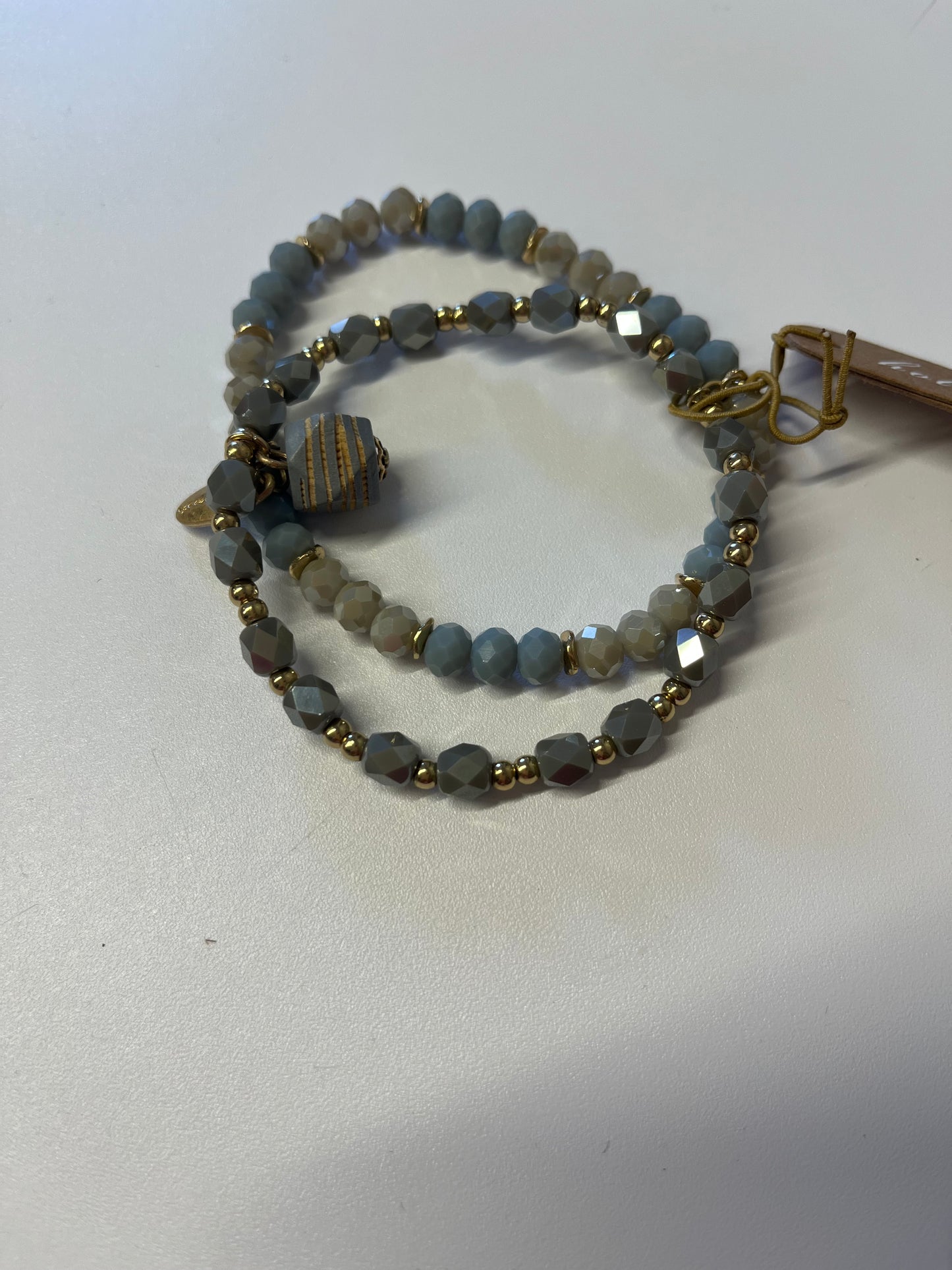 Blue Bead Bracelet