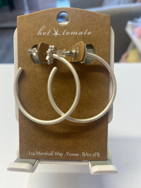 Comet Tail Hoop Earrings