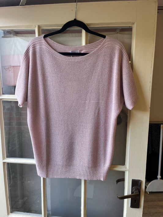 Sparkle Short Sleeve Knit Top