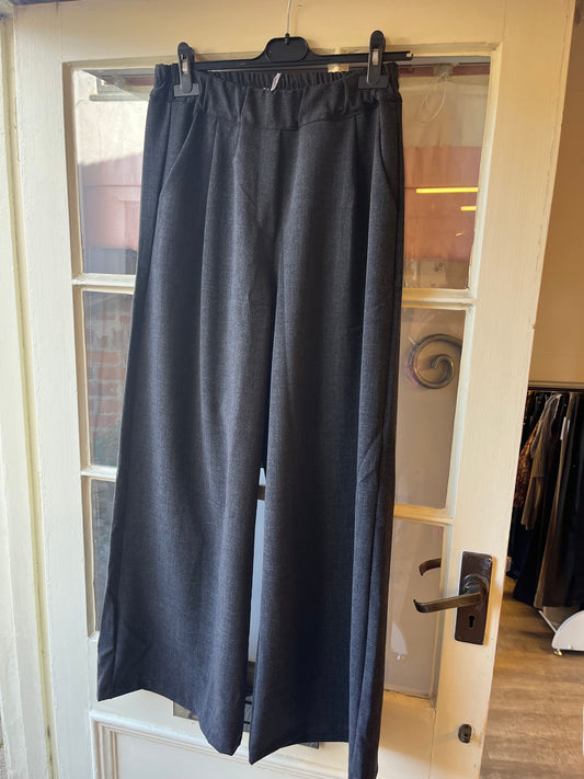 Plain Flared Trousers