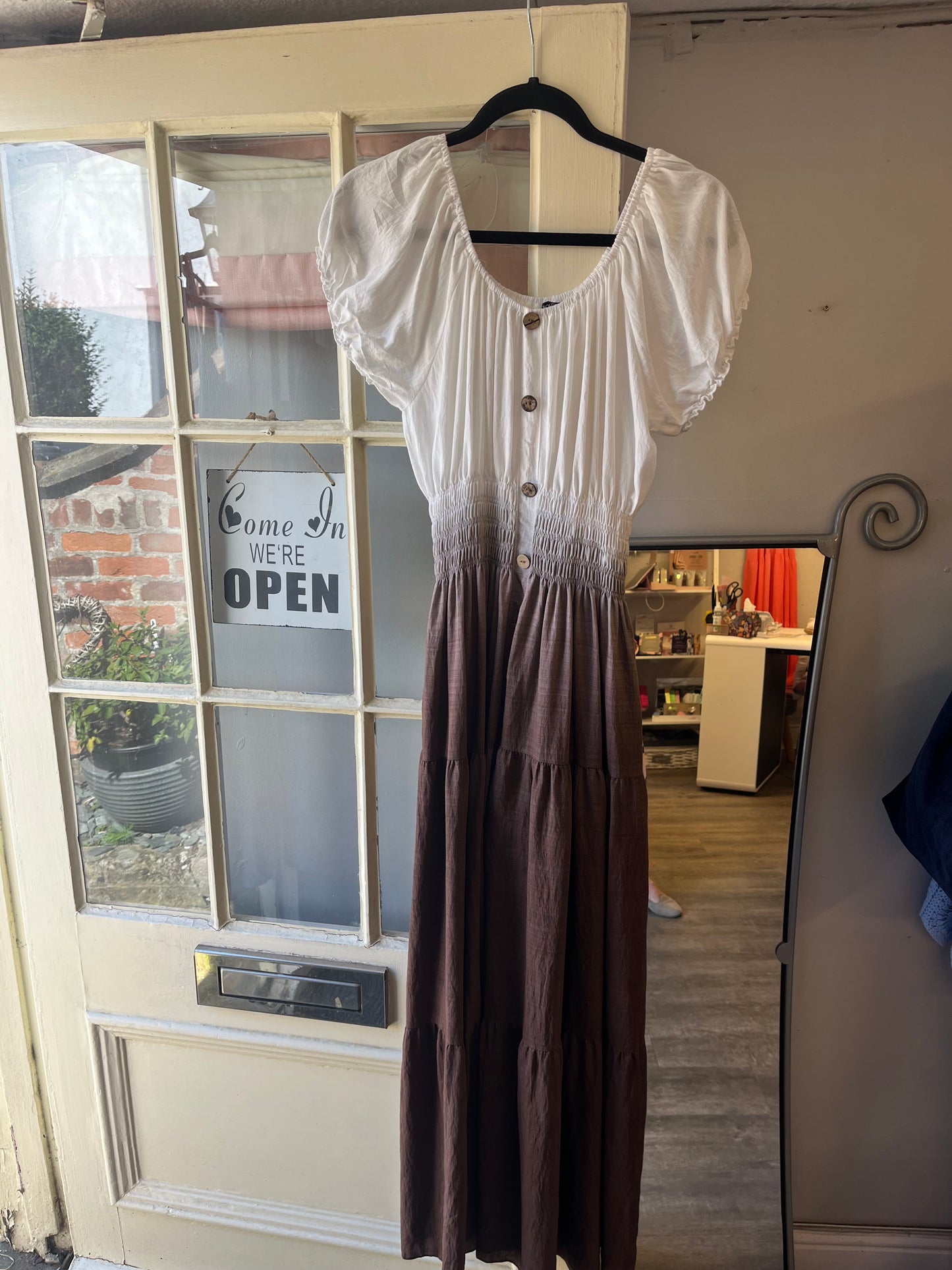 Gypsy Style Two Tone Dress