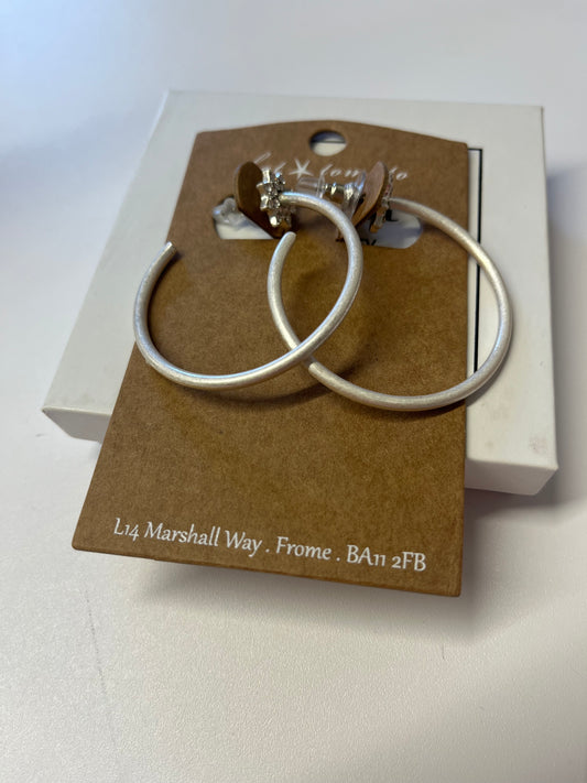 Silver Hoop Earrings