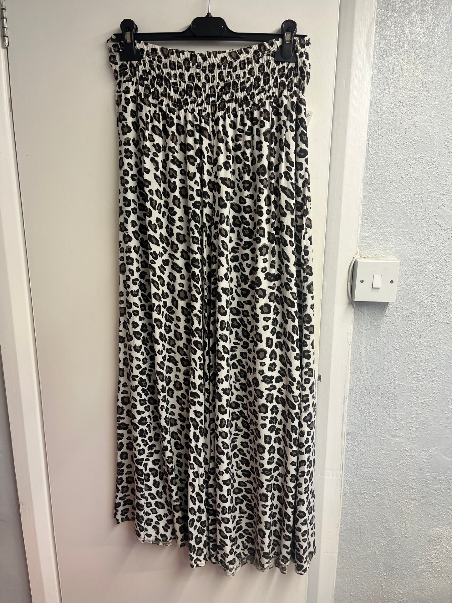 Ruched Wide Leg Trousers