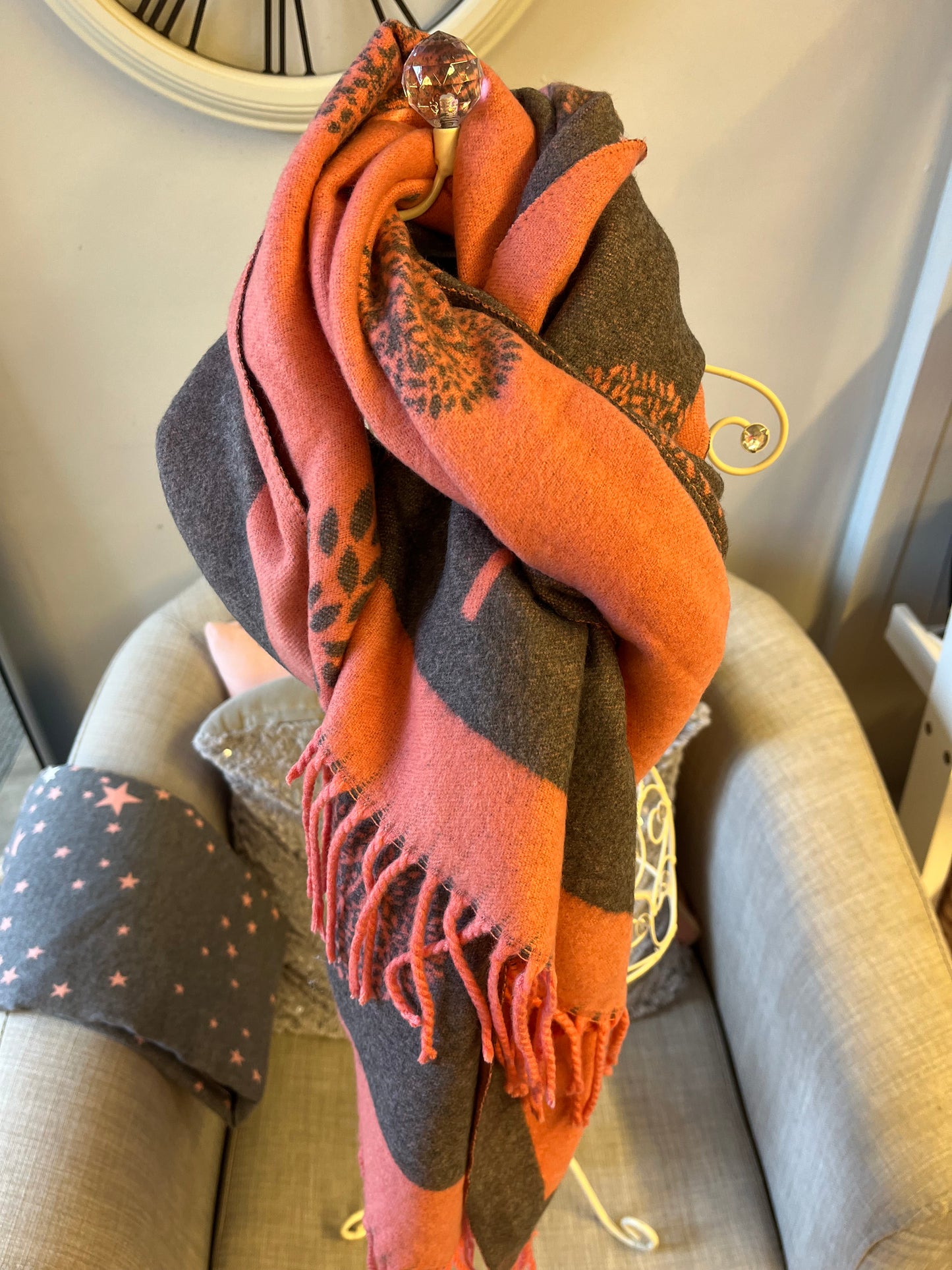Tree Of Life Winter Scarf