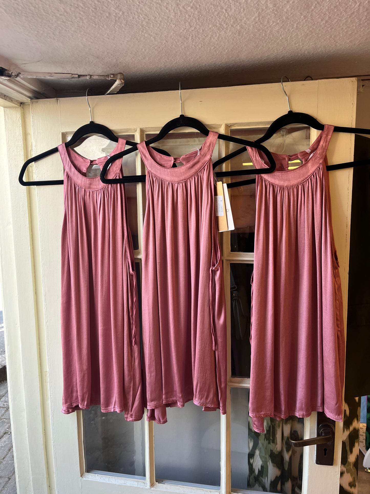 Halter Neck Satin Top