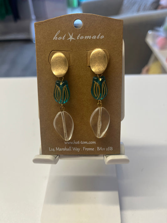 Bud drop earrings
