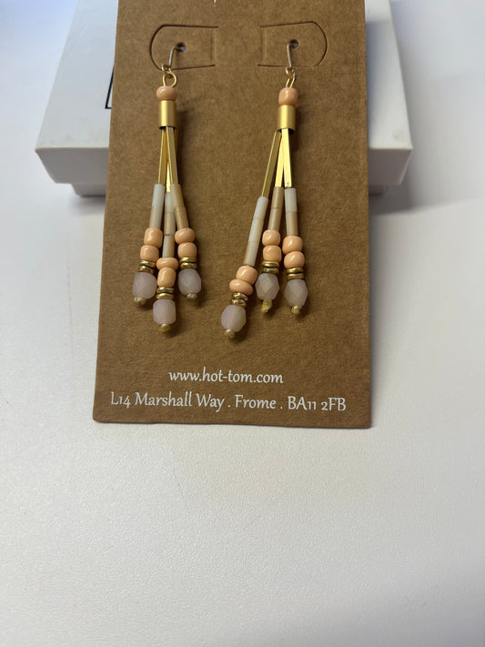 Pink Drop Earrings