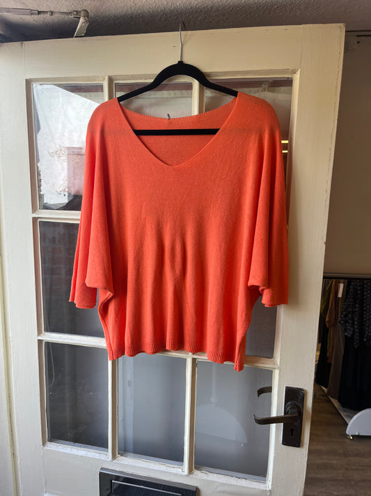V Neck Short Sleeve Top