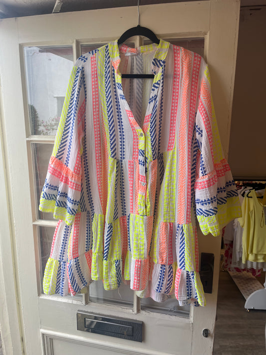 Cheesecloth Smock Dress