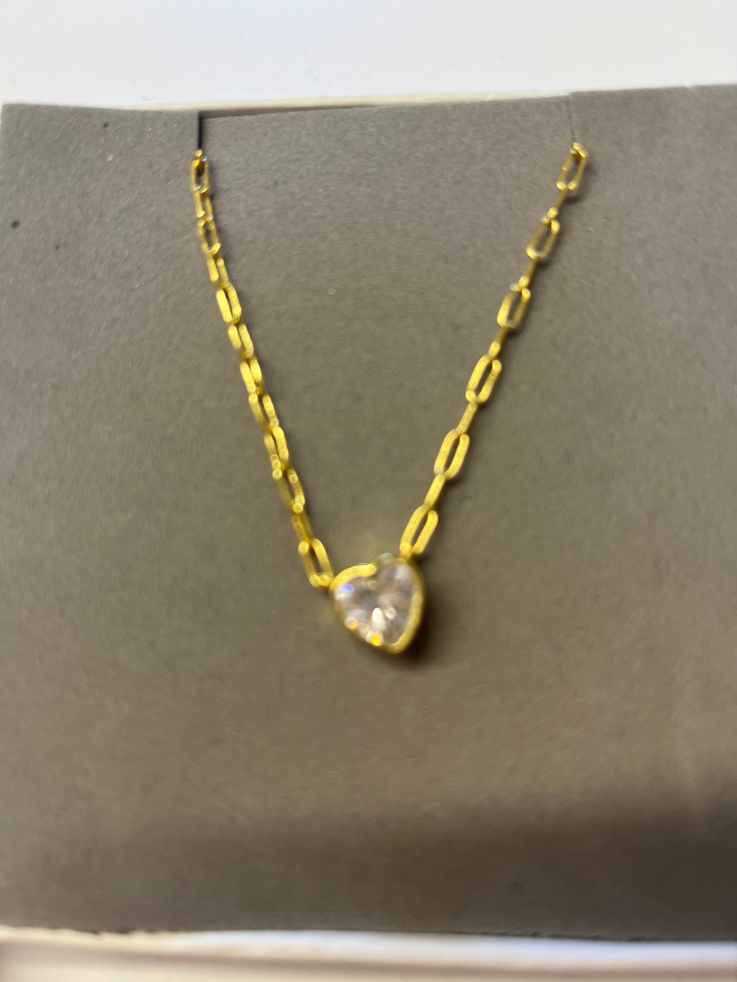 Gold Heart Necklace