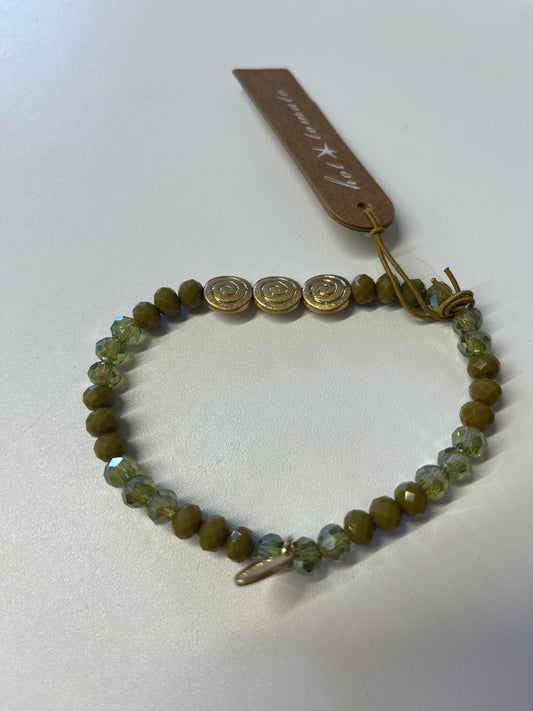 Green Bead Bracelet