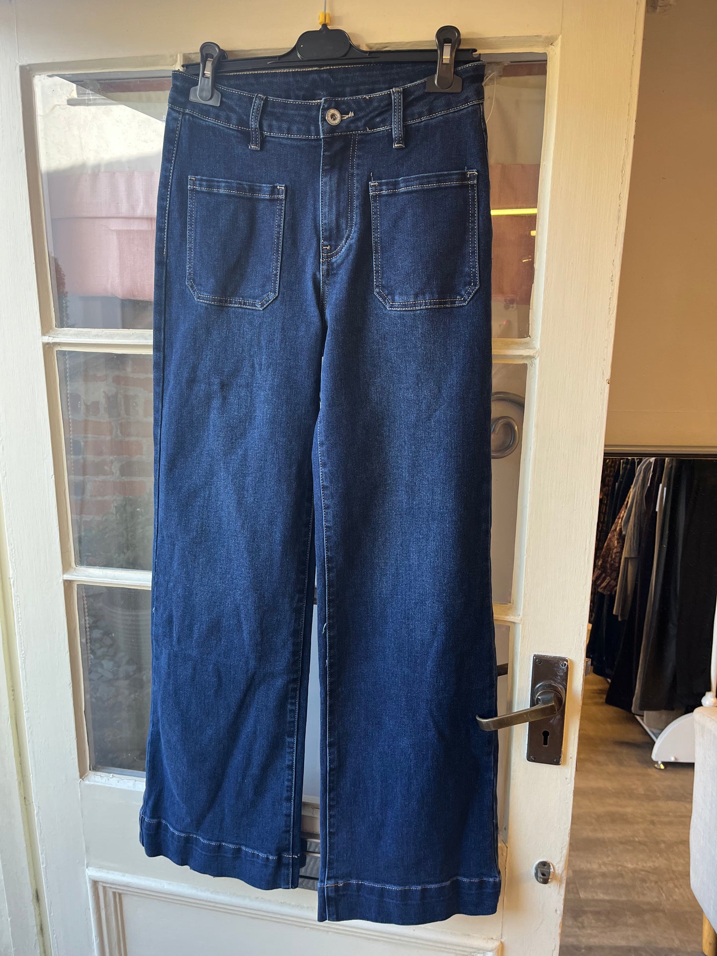 4 Pocket Wide Leg Jeans