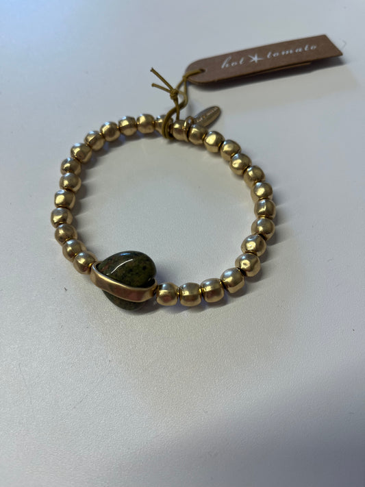Green Heart Bracelet