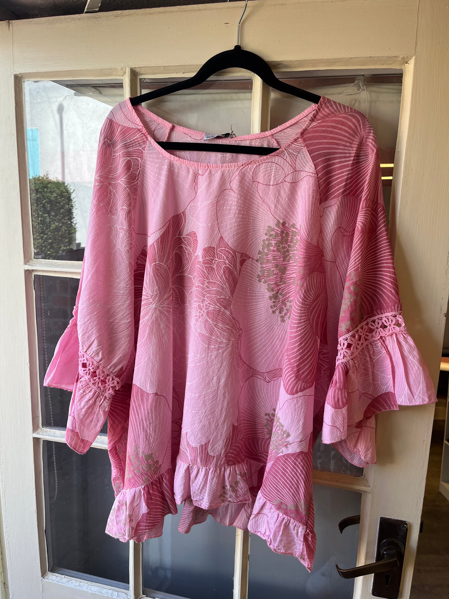 Floral Print Cotton Top