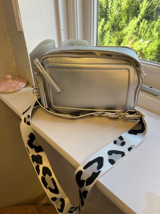 Animal Print Strap Bag