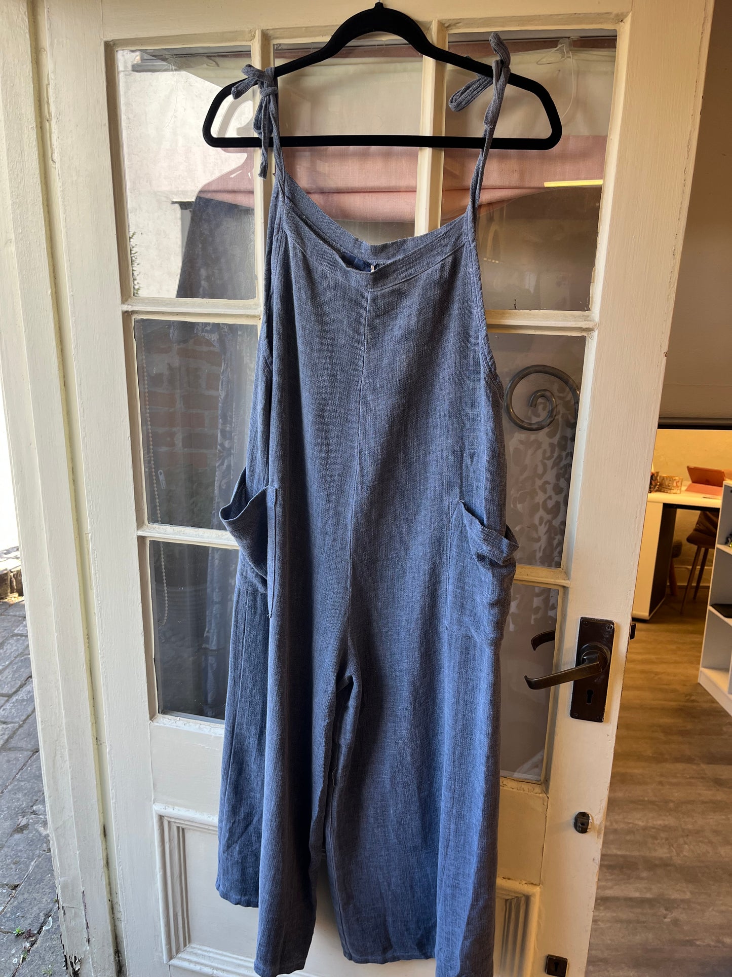Washed Linen Jumpsuit