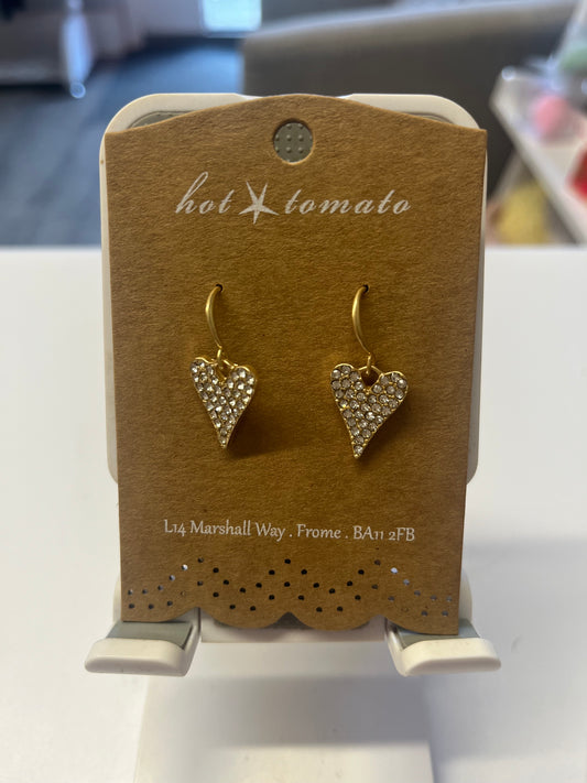 Heart Drop Earrings