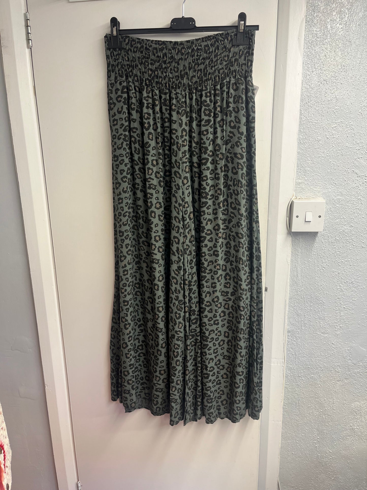 Ruched Wide Leg Trousers