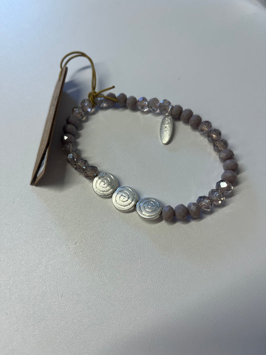 Lilac Bead Bracelet