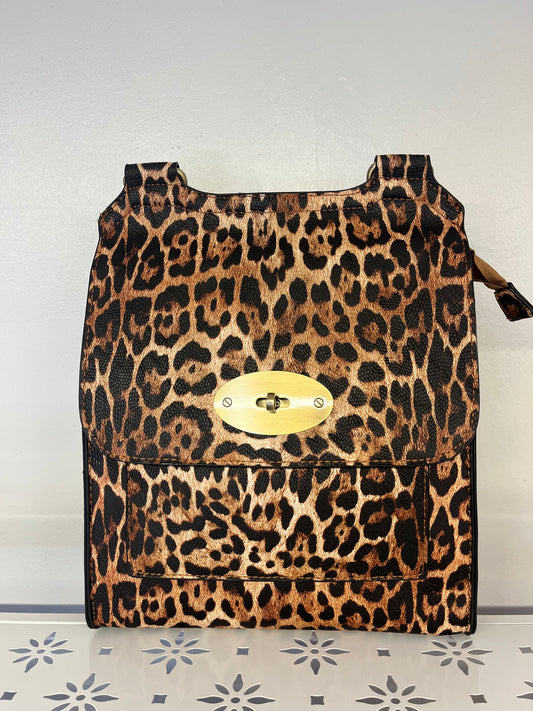 Animal Print Crossover Bag