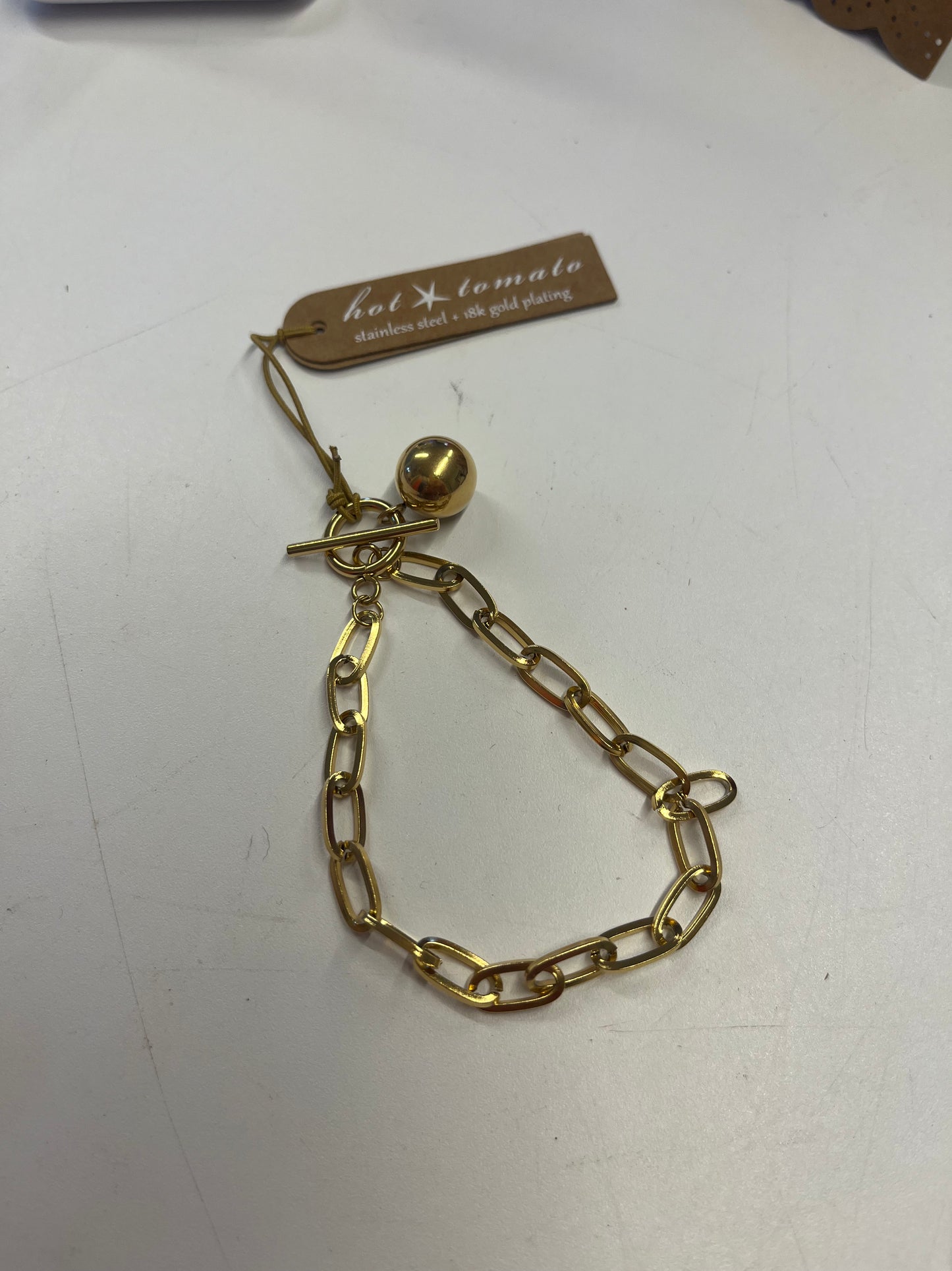 Ball & Chain Fob Bracelet