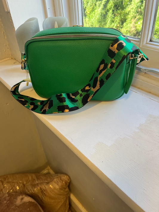 Animal Print Strap Bag