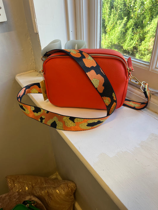 Animal Print Strap Bag